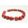 Image 1 : Strand of "Raw" Coral Beads