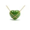 Image 1 : Tiffany 18K Gold & Jade Heart