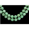 Image 2 : Double Strand Jade Beaded Necklace