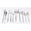 Image 2 : Gio Ponti Diamond Sterling Flatware Set for 12