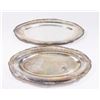 Image 1 : 2 Oval Peruvian Sterling Silver Trays