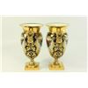 Image 10 : :Pair Gilt Cobalt Ground Paris Porcelain Urns