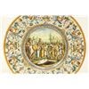 Image 2 : :Majolica Charger with Judaica Scene