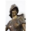 Image 2 : 19th Century Bronze Figure, Peasant Woman