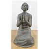 Image 1 : Bronze Garden Statue of Praying Woman