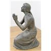 Image 3 : Bronze Garden Statue of Praying Woman