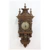 Image 1 : Walnut Carved Wall Clock with Westminster Chimes