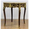 Image 2 : Louis XV Style Marble Top Gilt Bronze Mtd. Table