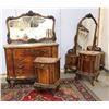 6-Piece European Heavily Carved Bedroom Set