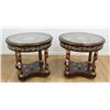 Image 1 : :Pair Contemporary French Style Lamp Tables