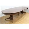 Image 1 : :19th C. English Pencil Inlaid Dining Room Table
