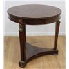 Image 1 : Empire Style Gilt Metal Mounted Center Table