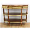 Image 2 : Louis XVI Style Marble Top Bronze Mounted Console/Server