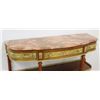 Image 3 : Louis XVI Style Marble Top Bronze Mounted Console/Server