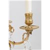 Image 2 : Pair Jansen Style Gilt Bronze 4-Arm Candelabra