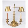 Image 1 : Louis XV Style Gilt Bronze 2-Arm Lamp