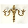Image 2 : :Pair Bronze 3-Light Figural Sconces