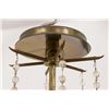 Image 3 : Tommi Parzinger Brass & Glass 6-Light Chandelier