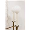 Image 4 : Tommi Parzinger Brass & Glass 6-Light Chandelier