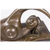 Image 2 : Abstract Bronze Sculpture, Reclining Nude