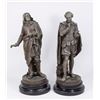 Image 1 : 2 Spelter Figures, Milton & Shakespeare