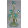 Image 1 : :Victorian Aqua to Green Glass Epergne