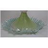 Image 3 : :Victorian Aqua to Green Glass Epergne
