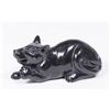 Image 1 : Obsidian Stone Carving of Animal