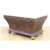 Image 1 : Victorian Parcel-Gilt Sponge-Painted Bench