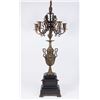 Image 1 : Empire Style Bronze & Slate Figural Candelabra