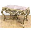 Image 1 : :Louis XV Style Heavily Carved Center Table