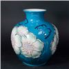 Image 1 : Lladro Poppy Flowers Blue Vase