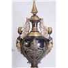 Image 2 : :3-Piece 19th C. Bronze Figural Urns & Centerpiece