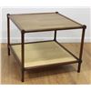 Image 1 : T.H. Robsjohn-Gibbings Walnut 2-Tier Table