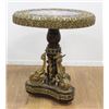 Image 2 : Bronze & Sèvres Center Hall Table