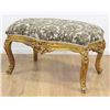 Image 1 : Louis XV Style Gold Leaf Window Bench