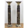 Image 1 : Pair Unusual Colored Marble Palace Size Pedestals