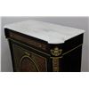 Image 5 : Pair Napoleon III Style Black Lacquer Cabinets