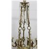 Image 3 : Large 18-Light Bronze & Crystal Chandelier