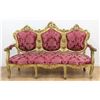 Image 2 : 5-Piece Rococo Style Heavily Carved Salon Set