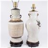 Image 6 : 2 Chinese Crackle Glazed Ceramic Vases