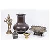 Image 1 : Group Lot 5 Asian Metalware Pieces