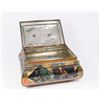 Image 2 : Tin Asian Decorated Box with Handle