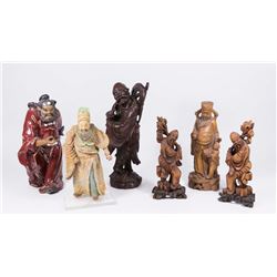 Group Lot 6 Chinese Figures