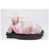 Image 3 : Chinese Rose Quartz Water Buffalo