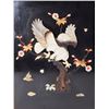 Image 2 : Pair Mother of Pearl Wall Decorations with Birds