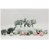 Image 1 : Group Lot 15 Stone Asian Elephants