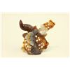 Image 2 : 2 Agate Chinese Figures with Birds & Flowers