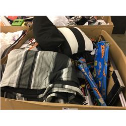 BIN LOT OF ASSORTED DEPARTMENT STORE RETURN ITEMS