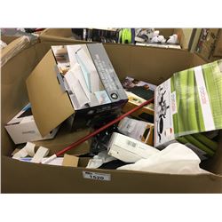 BIN LOT OF ASSORTED DEPARTMENT STORE RETURN ITEMS